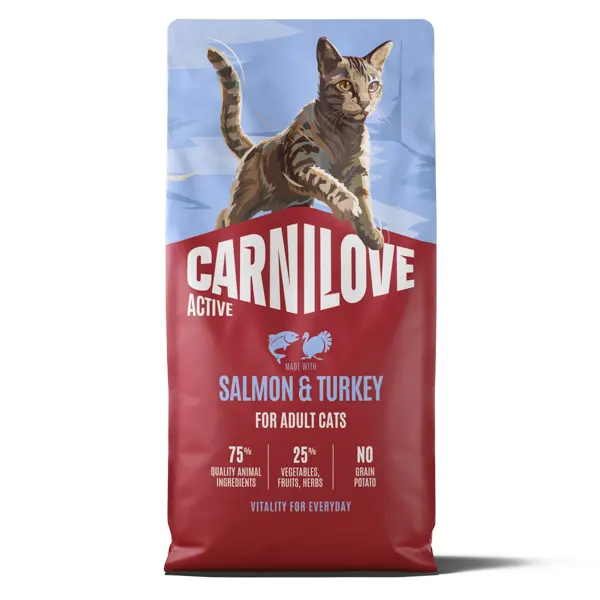 Carnilove Active Cat Dry Salmon & Turkey Adult All Breeds 6 kg