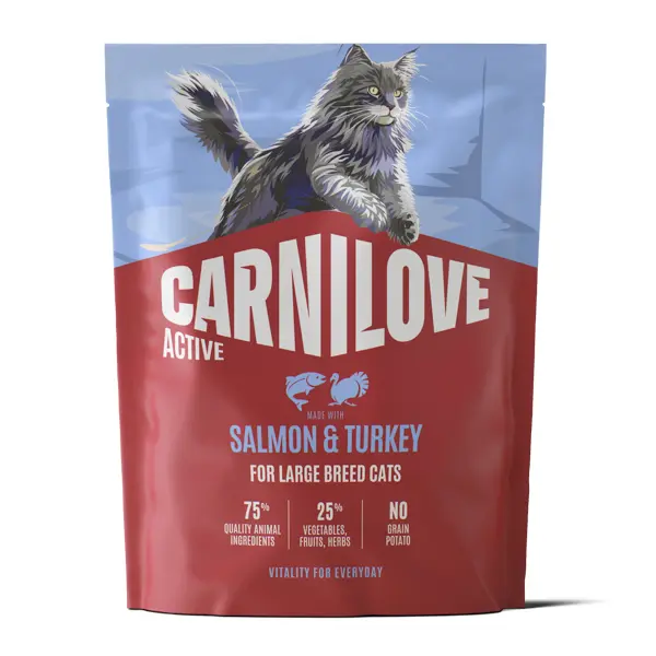 Carnilove Active Cat Dry Salmon & Turkey Adult Large Breeds 400 g