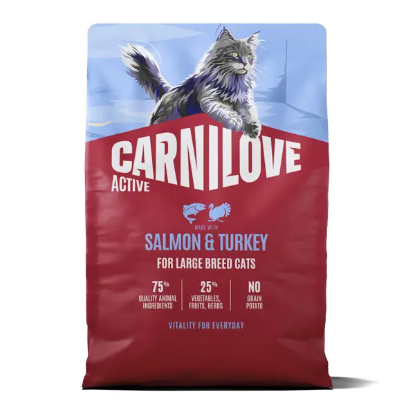 Carnilove Active Cat Dry Salmon & Turkey Adult Large Breeds 2 kg