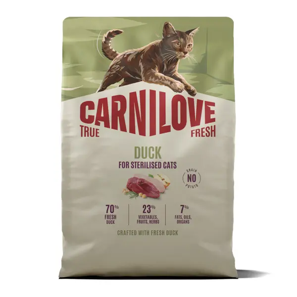 Carnilove True Fresh Cat Dry Duck Sterilised Adult All Breeds 2 kg
