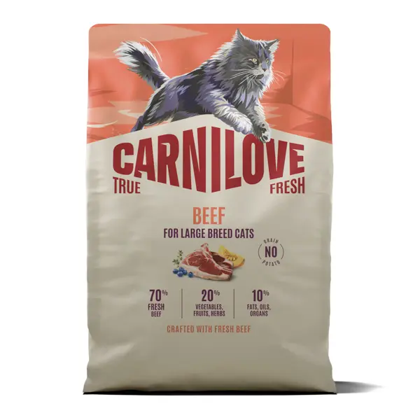Carnilove True Fresh Cat Dry Beef Adult Large Breeds 2 kg