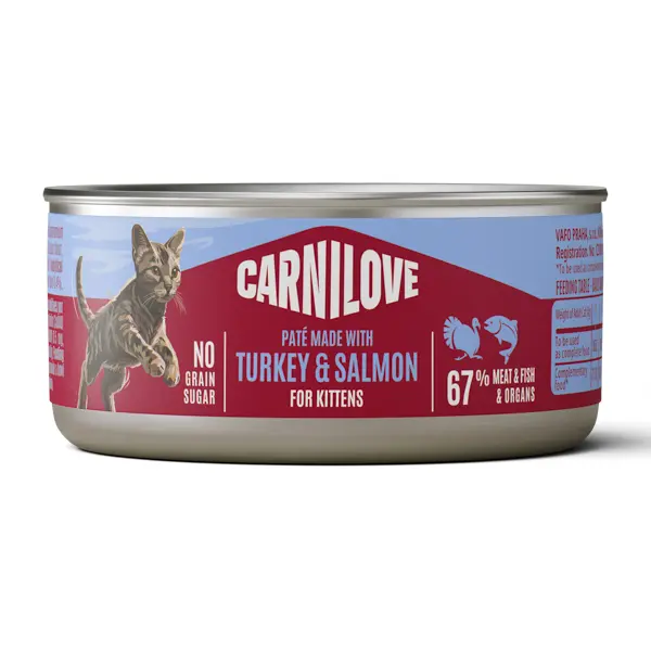 Carnilove Cat Can Pate Turkey & Salmon Kittens 100 g