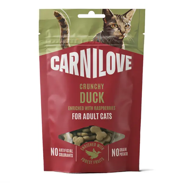 Carnilove Cat Crunchy Snack Duck & Rasperries 50 g