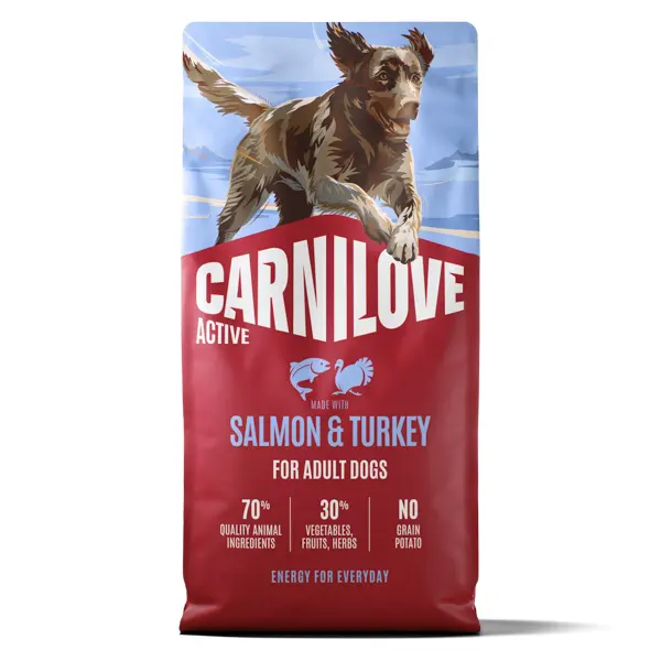 Carnilove Active Dog Dry Salmon & Turkey Adult All Breeds 12 kg