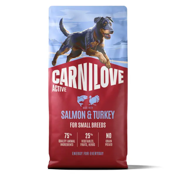 Carnilove Active Dog Dry Salmon & Turkey Adult Small Breeds 12 kg