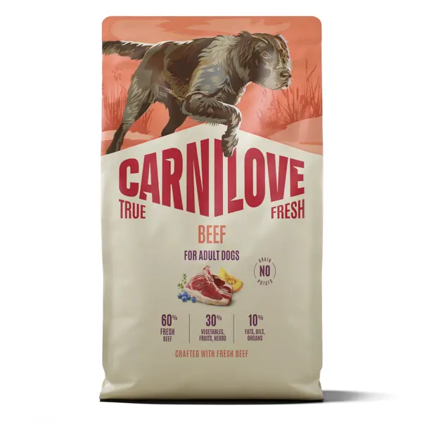 Carnilove True Fresh Dog Dry Beef Adult All Breeds 4 kg