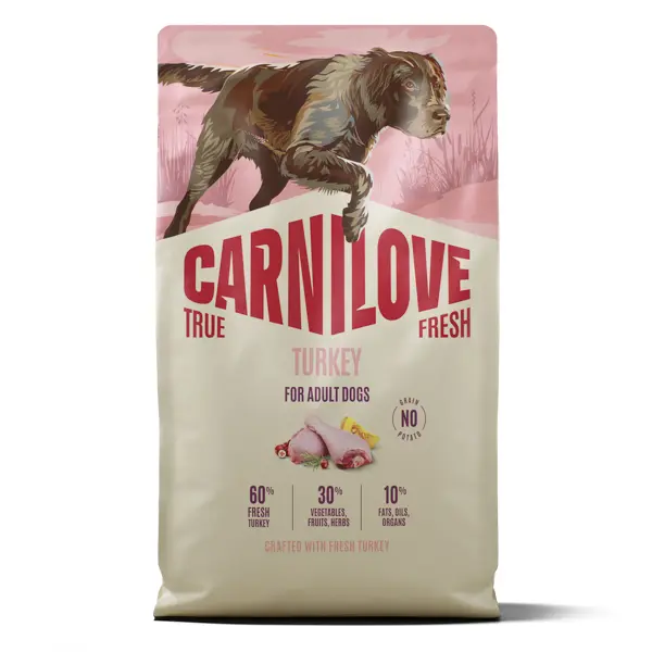 Carnilove True Fresh Dog Dry Turkey Adult All Breeds 4 kg
