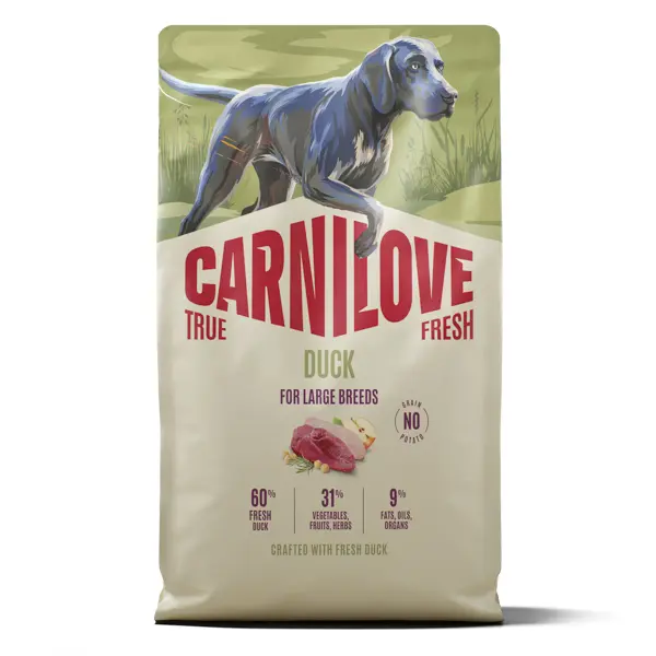 Carnilove True Fresh Dog Dry Duck Adult Large Breeds 4 kg
