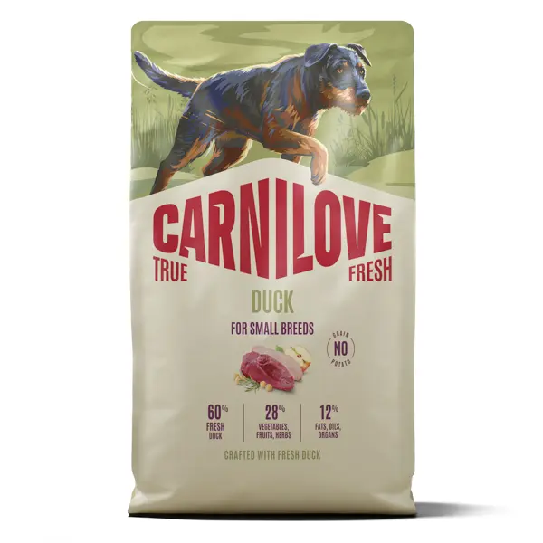 Carnilove True Fresh Dog Dry Duck Adult Small Breeds 4 kg