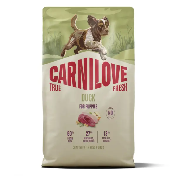 Carnilove True Fresh Dog Dry Duck Puppies 4 kg