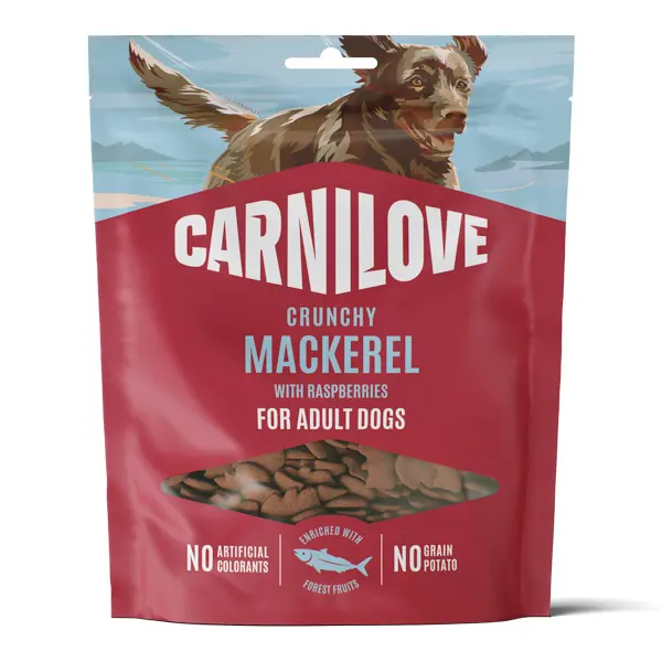 Carnilove Dog Crunchy Snack Mackerel & Raspberries 200 g