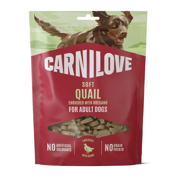 Carnilove Dog Soft Snack Quail & Oregano 200 g
