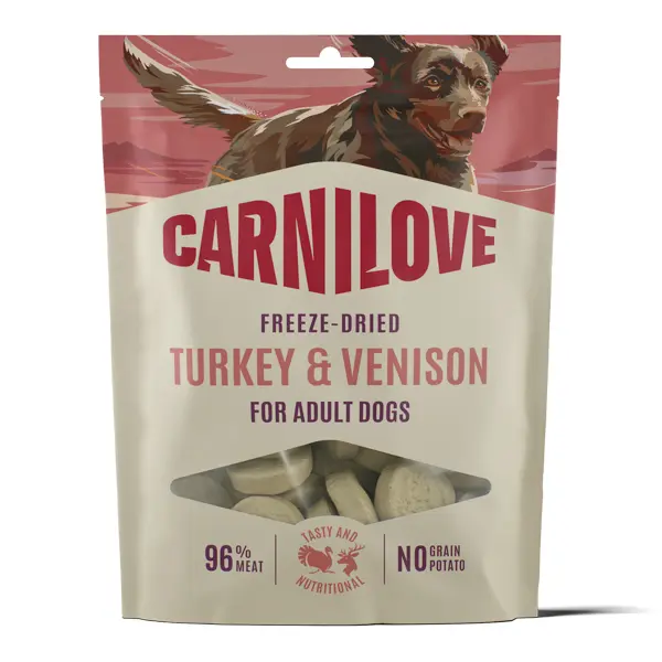 Carnilove Dog Freeze Dried Turkey & Venison 60 g