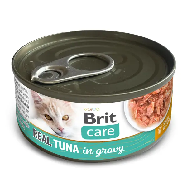 Brit Care Cat Real Tuna in Gravy 80 g