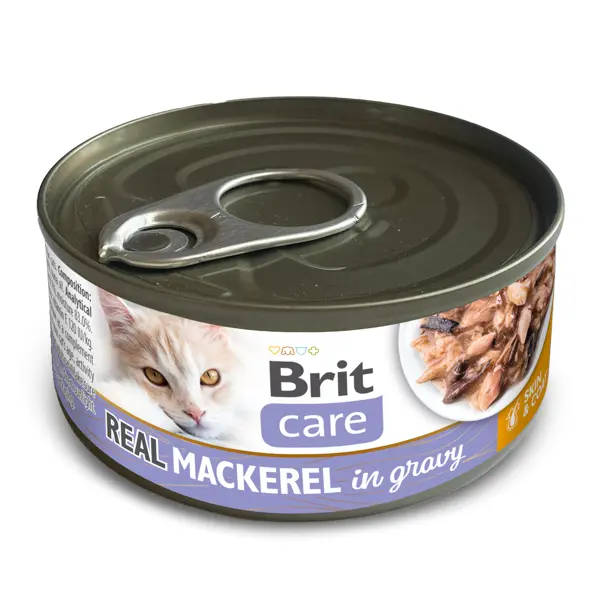 Brit Care Cat Real Mackerel in Gravy 80 g