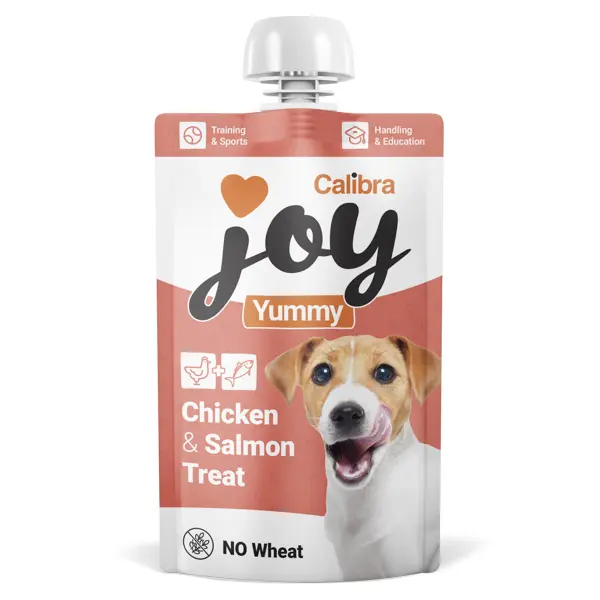 Calibra Joy Dog Yummy Chicken & Salmon Treat 100g