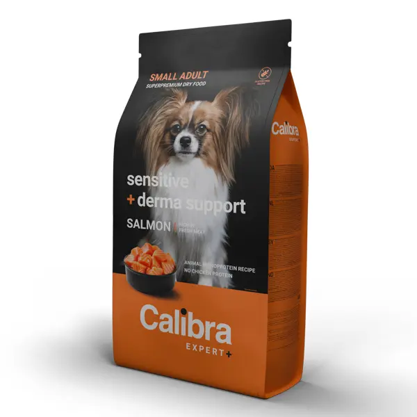 Calibra Dog Expert+ Adult Small Sensitive & Derma Support 400 g