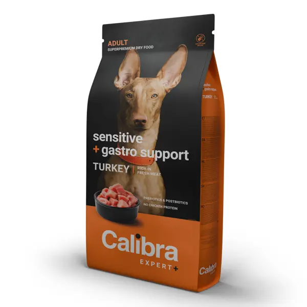 Calibra Dog Expert+ Adult Sensitive & Gastro Support 12 kg