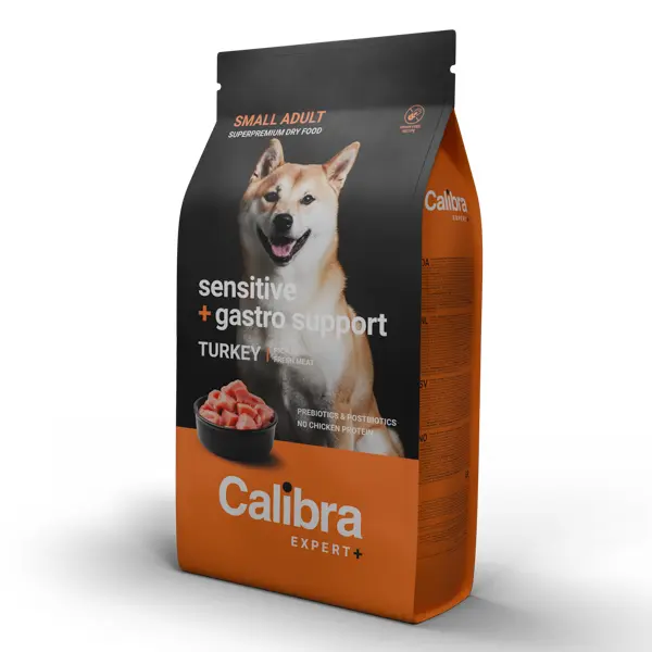 Calibra Dog Expert+ Adult Small Sensitive & Gastro Support 400 g