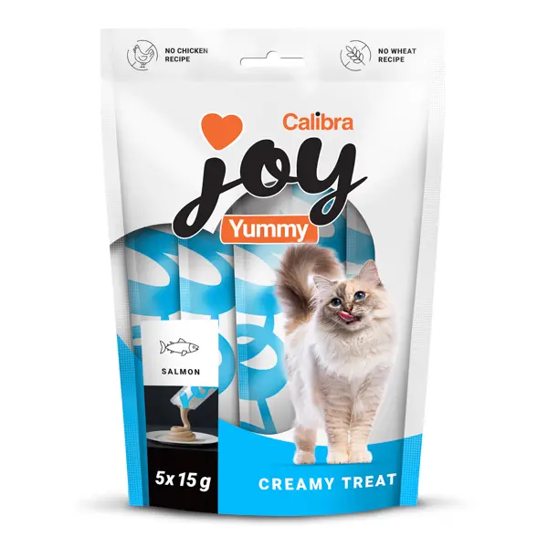 Calibra Joy Cat Yummy Salmon Treat 5 x 15 g