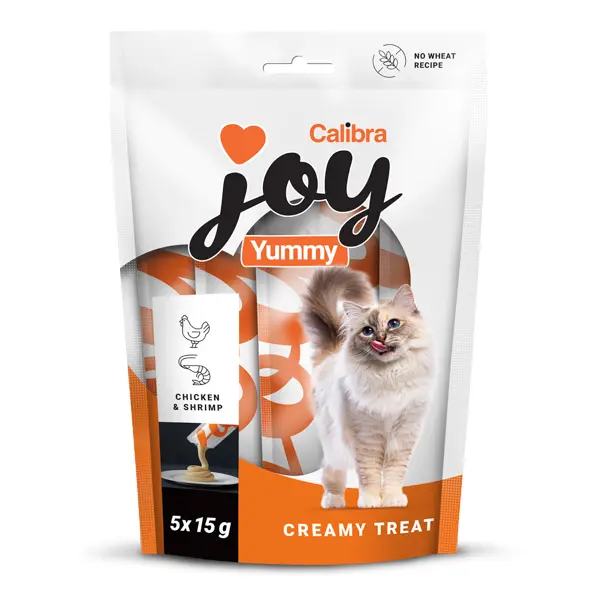 Calibra Joy Cat Yummy Chicken & Shrimp Treat 5 x 15 g