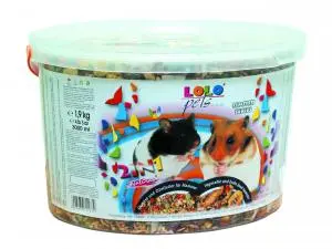Hrana 2 in 1 pentru hamsteri - galeata de 3 L