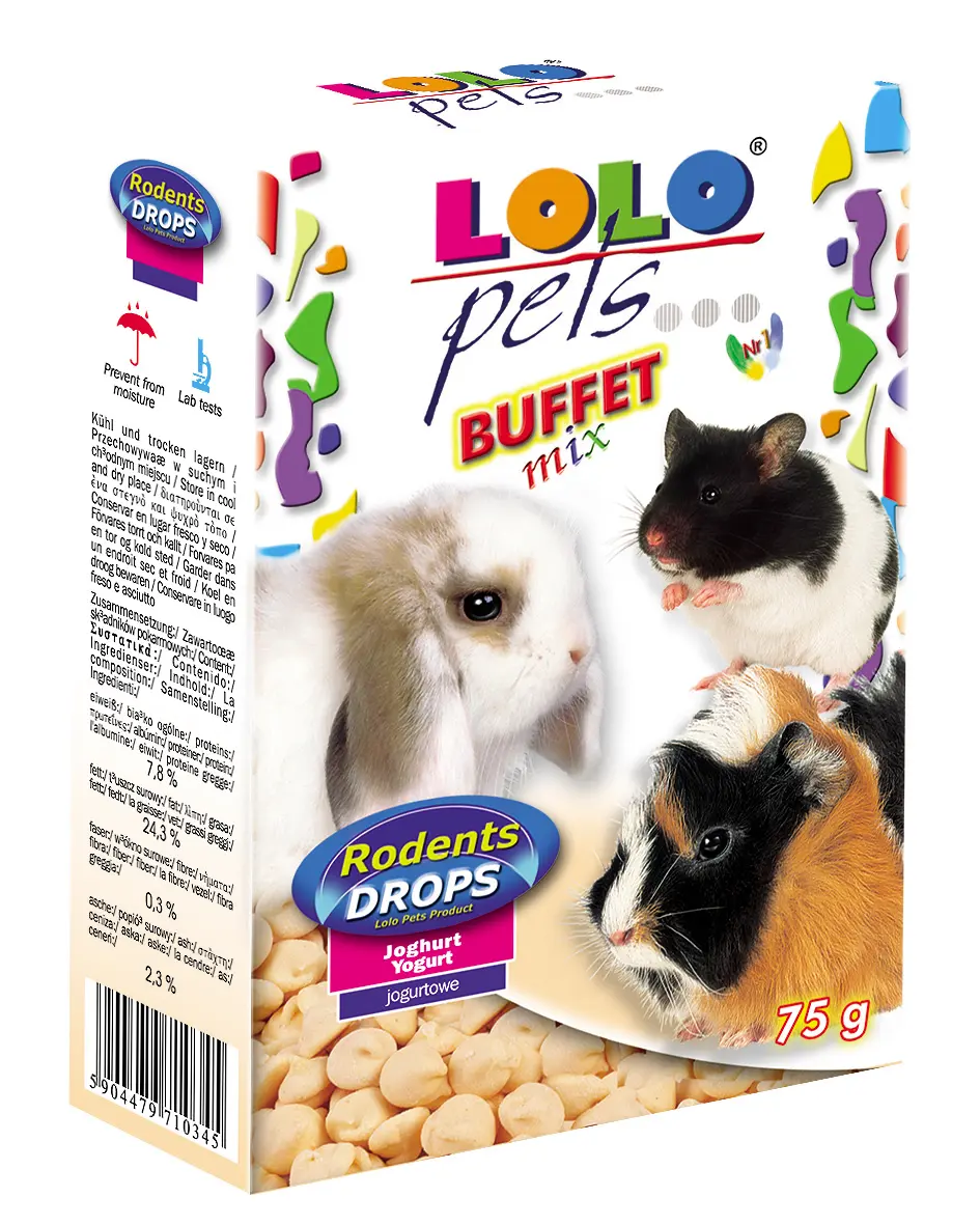 Dropsuri cu iaurt pentru rozatoare