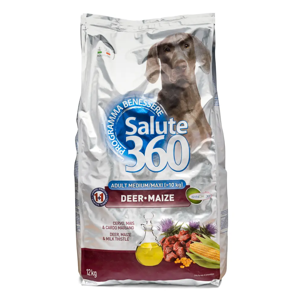 Salute Dog M/L Deer & Maize 12Kg