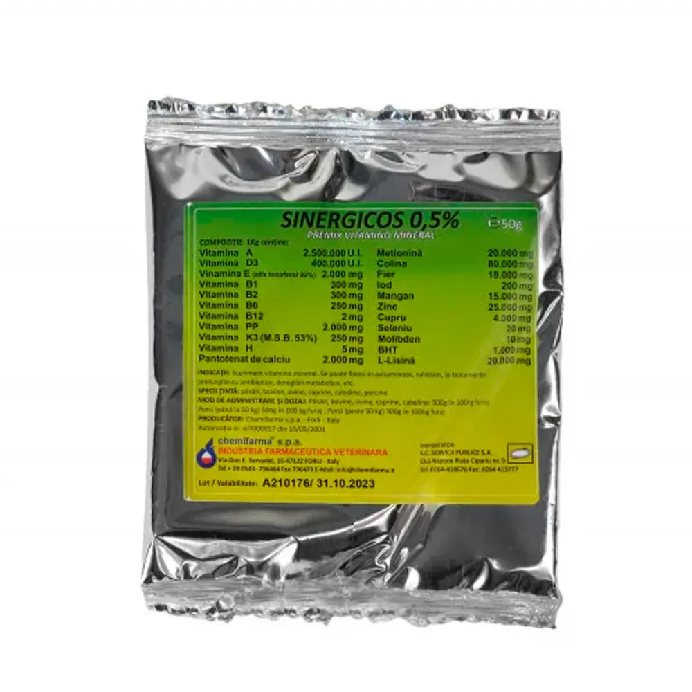 Sinergicos 0.5% 25kg