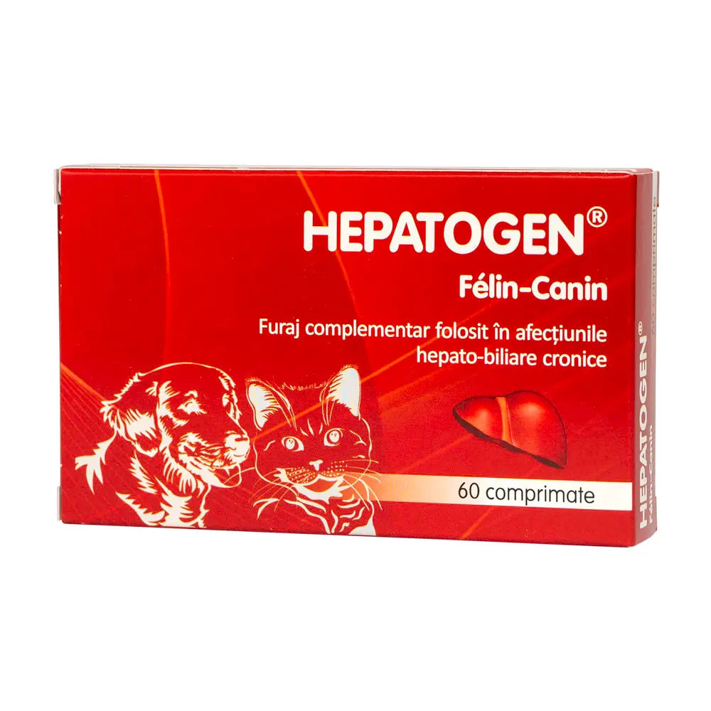 Hepatogen felin-canin 25mg 60cp