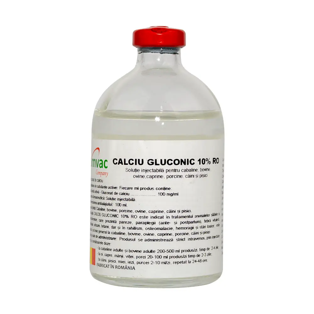 Calciu-gluconic 10% 100ml