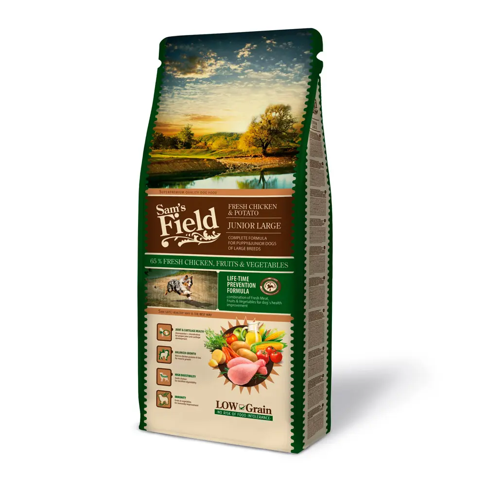 Sam's field fresh chicken & potato junior large 13kg
