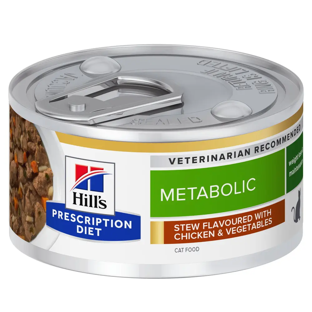 Hills PD FELINE METABOLIC CHK & VG STEW 82 G