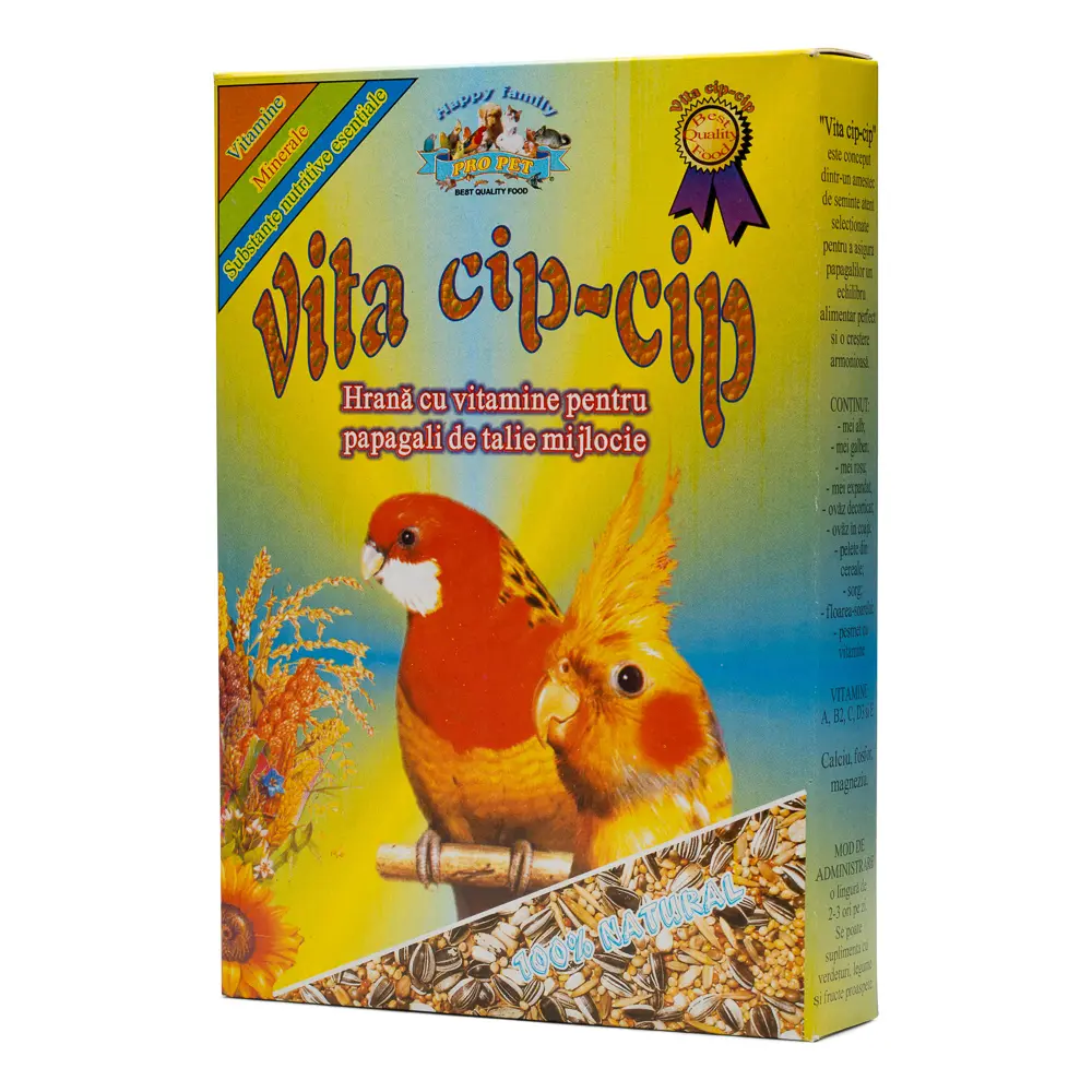 Hrana vita cip-cip nimfe