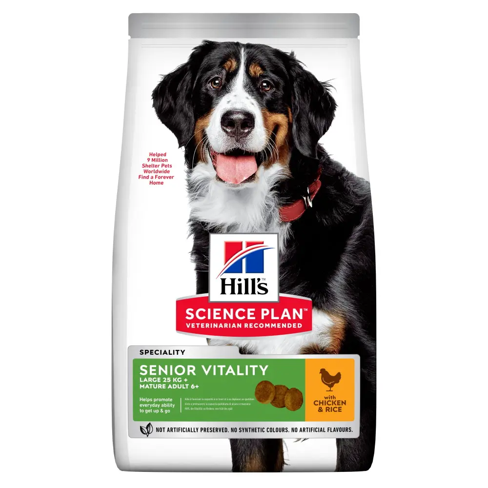 HSP CANINE SENIOR VITALITY LB CHK, hrana uscata pentru caini seniori de talie mare, cu pui, 2.5 KG