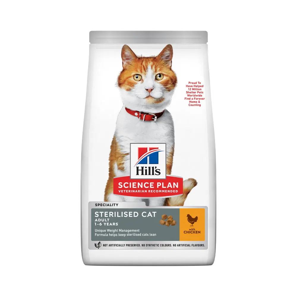 Hills SP FELINE ADULT STERILISED CHK 300 G