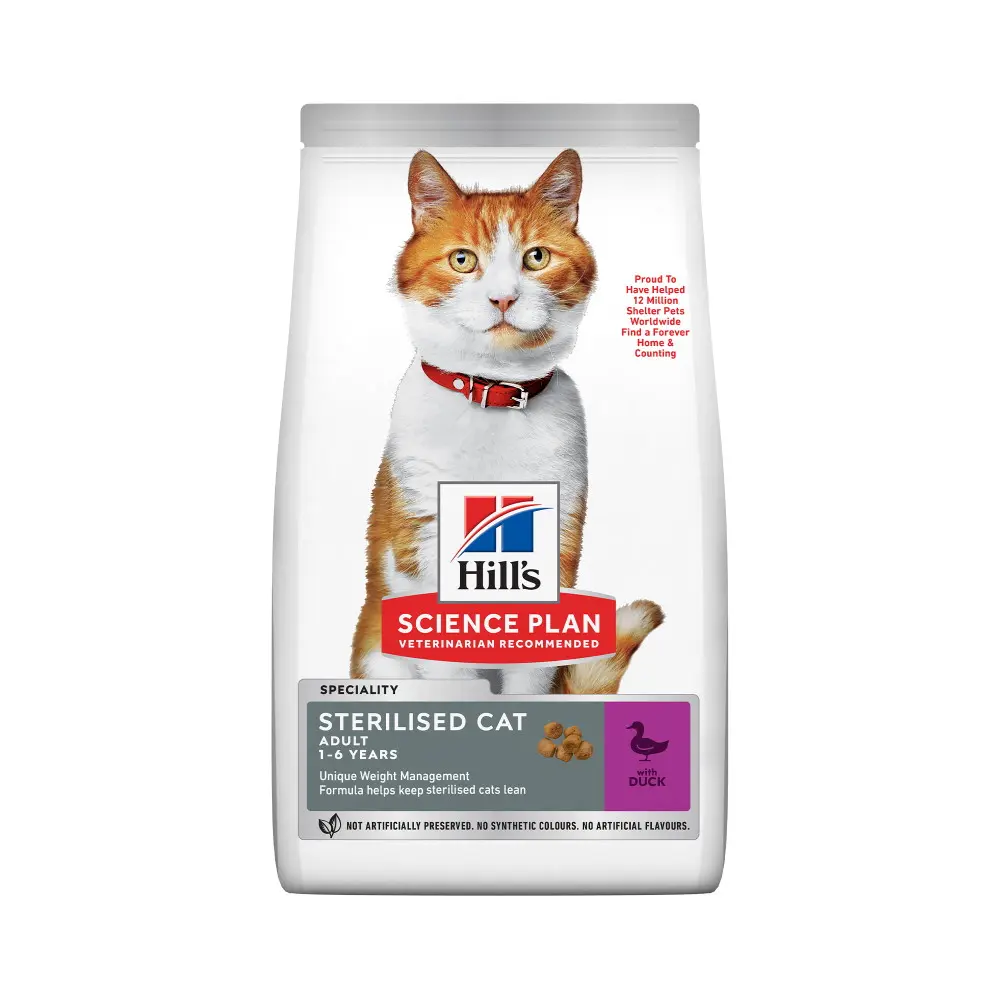SP FELINE ADULT STERILISED DUCK 300 G