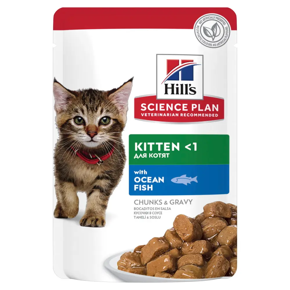 Hills SP FELINE KITTEN OCEAN FISH 12x85 G (PLICURI)