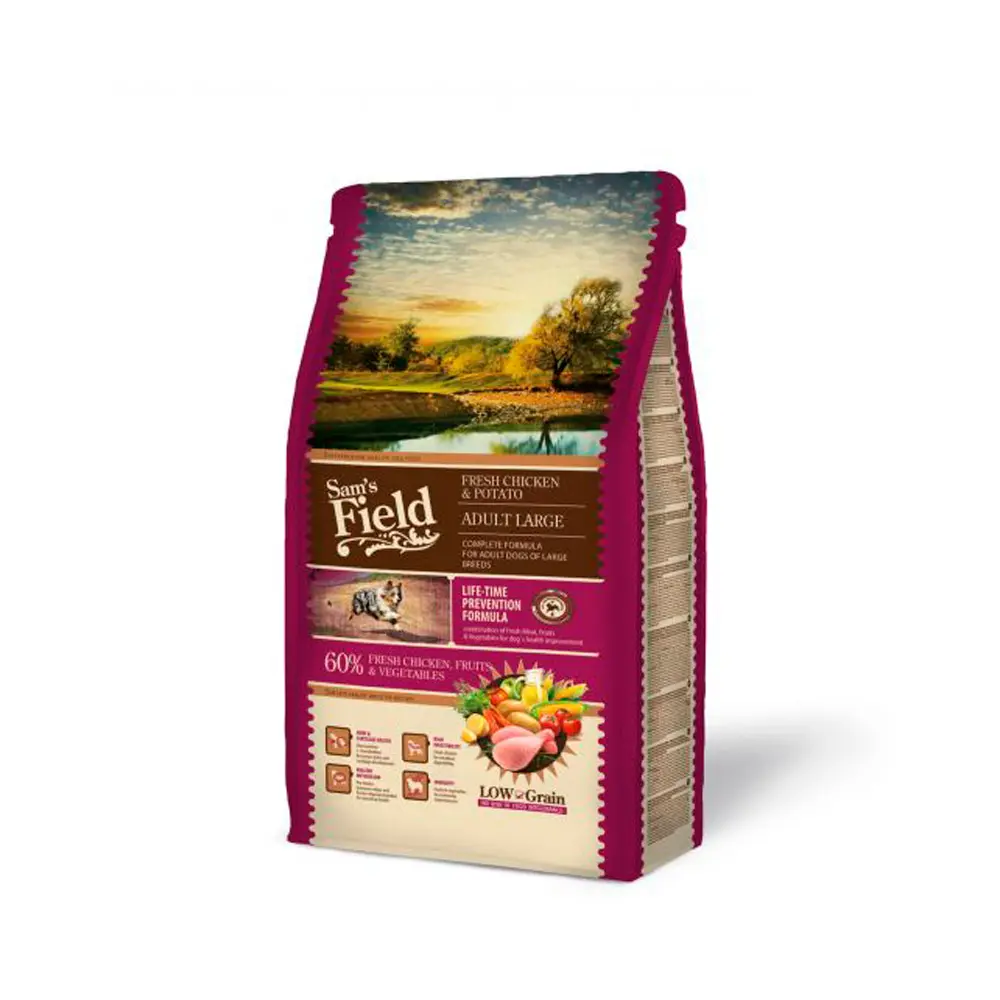 Sam's field fresh chicken & potato adult large 2,5kg