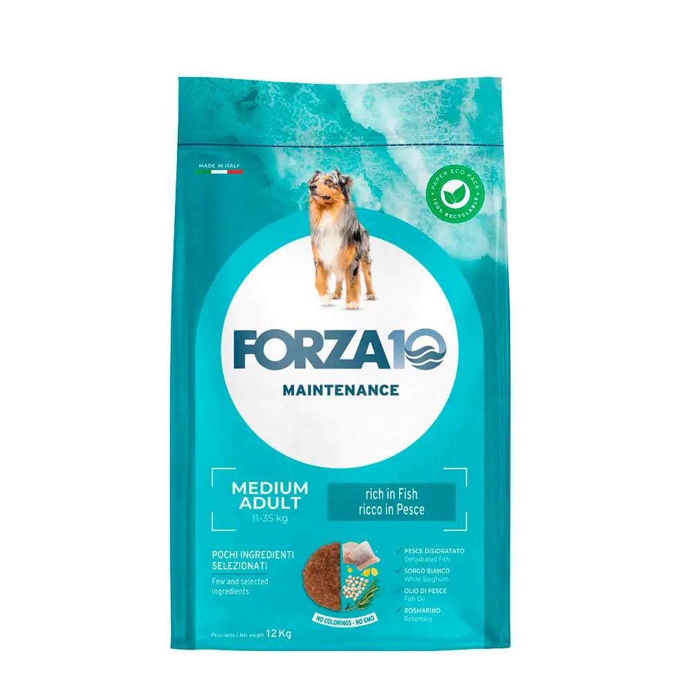FORZA 10 ALL DAY MED ADULT DOG FISH 12 KG