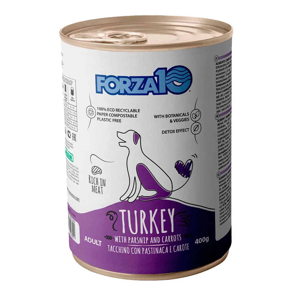 FORZA 10 ALL DAY TURKEY AND CARROTS 400 GR CV