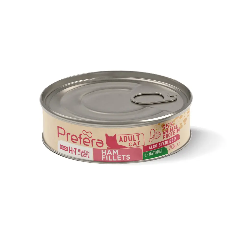 Prefera Pro H&T Adult- ham fillets 70gr