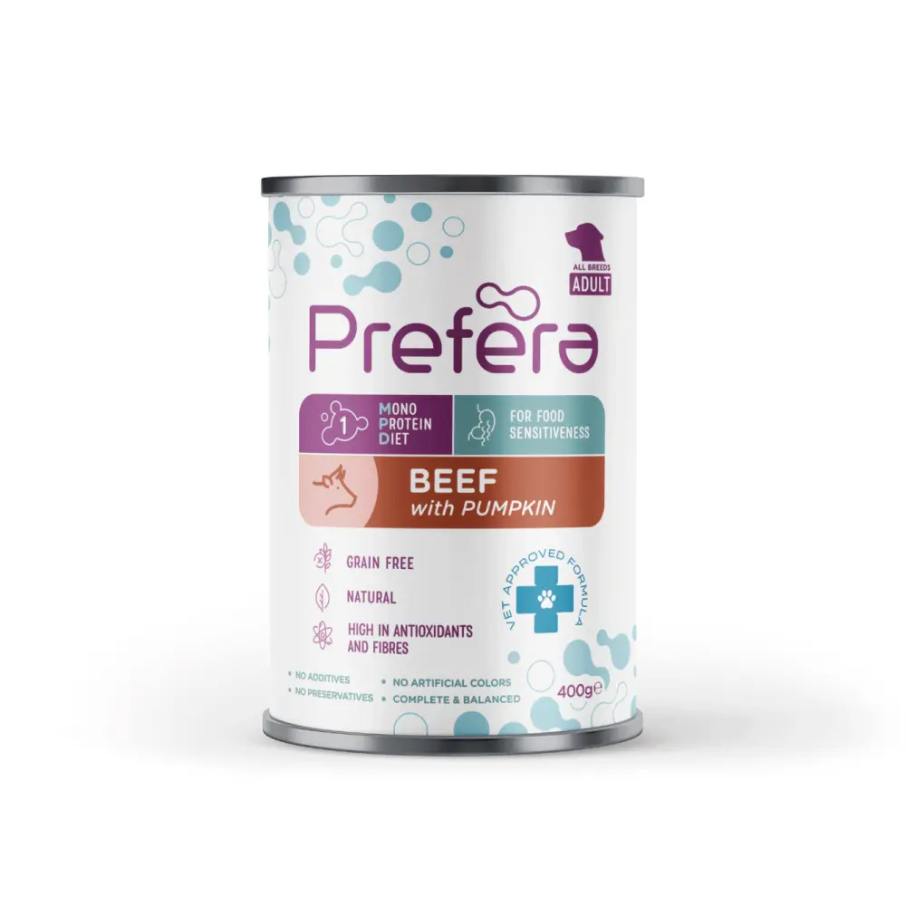 Prefera MPD Adult- beef and pumpkin 400gr