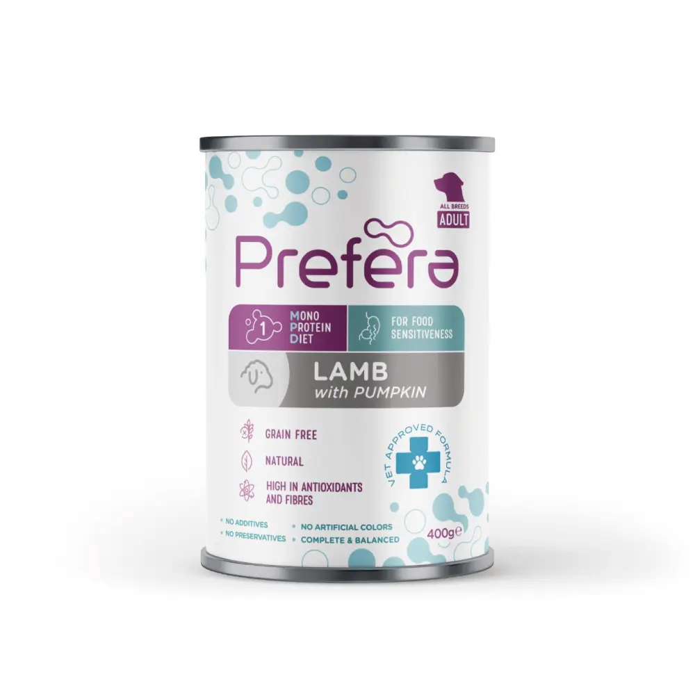Prefera MPD Adult- lamb and pumpkin 400gr