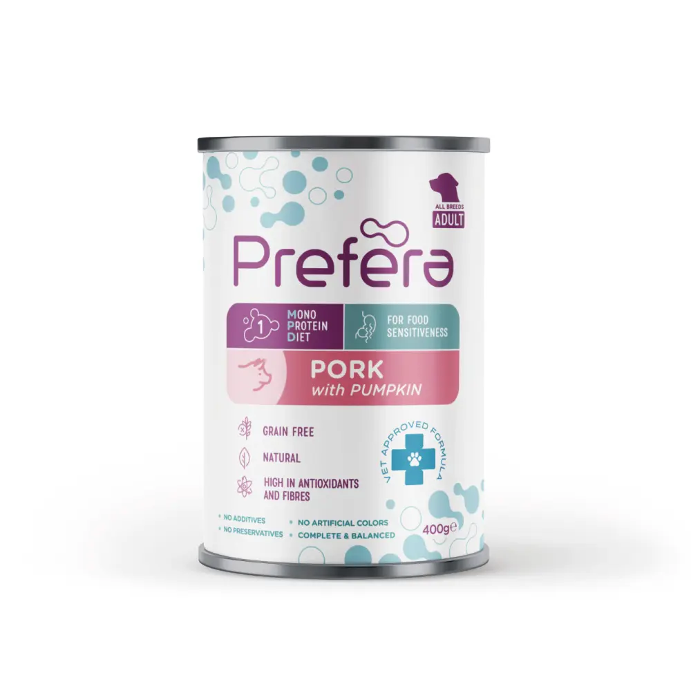 Prefera MPD Adult- pork and pumpkin 400gr