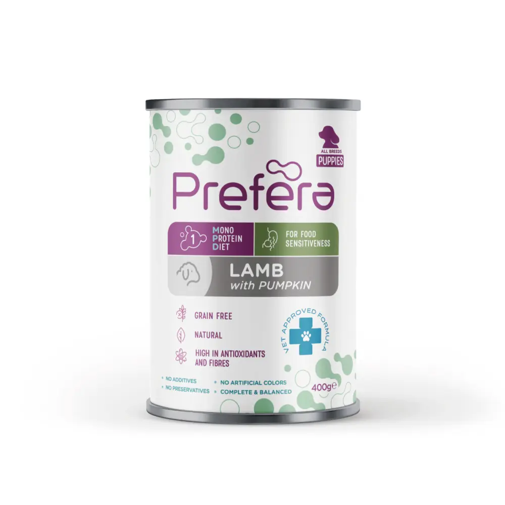 Prefera MPD Puppies- lamb and pumpkin 400gr