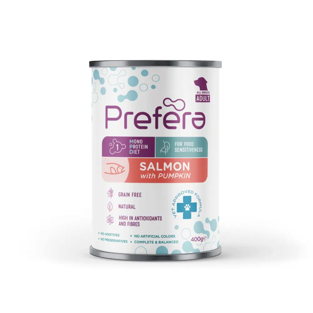Prefera MPD Adult- salmon and pumpkin 400gr