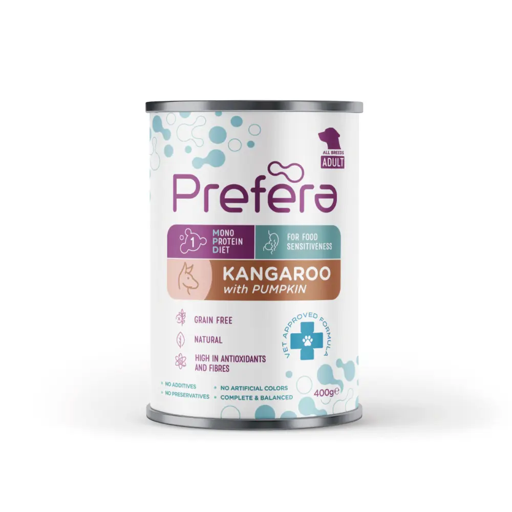 Prefera MPD Adult- kangaroo and pumpkin 400gr