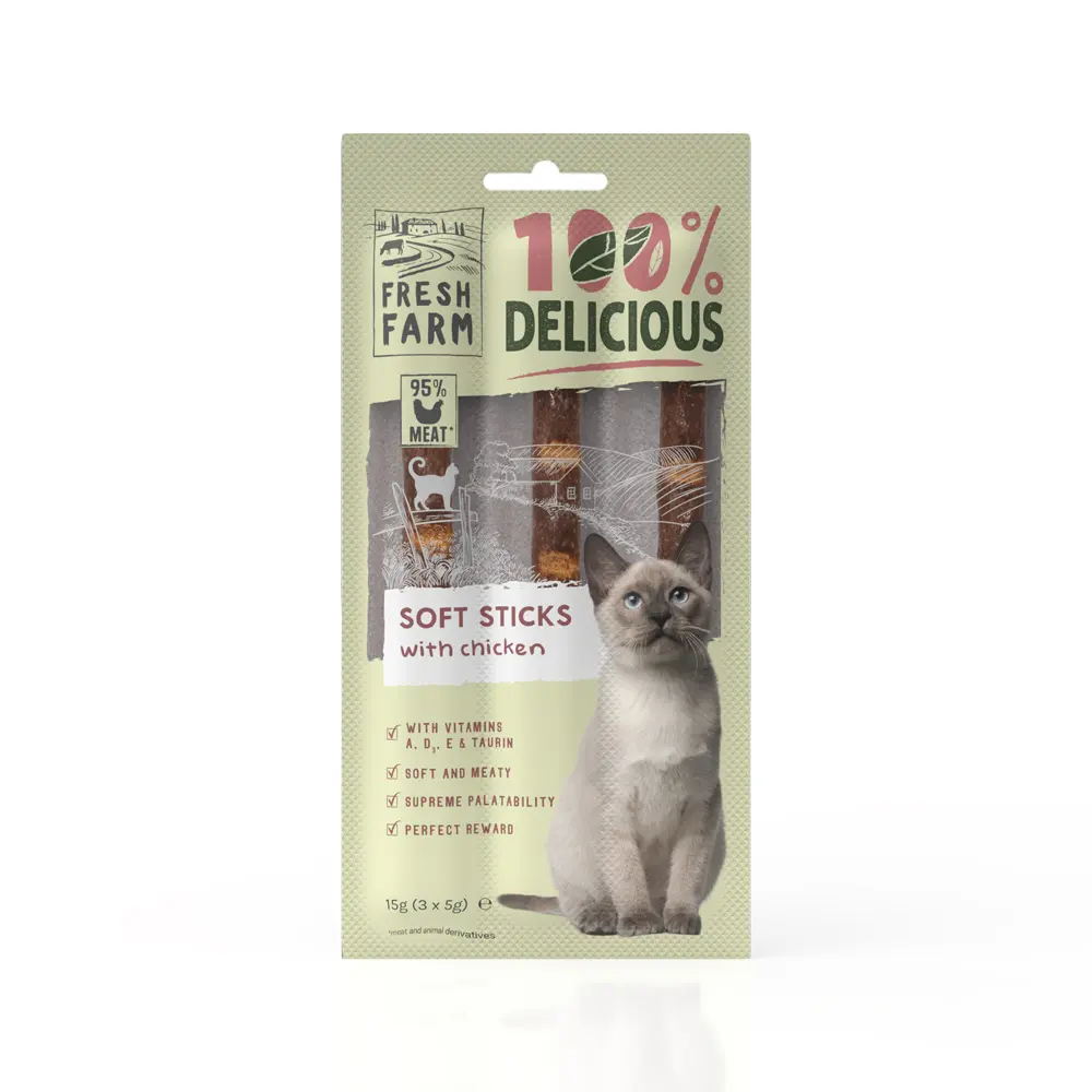 Fresh Farm Soft Sticks 3*5gr Chicken