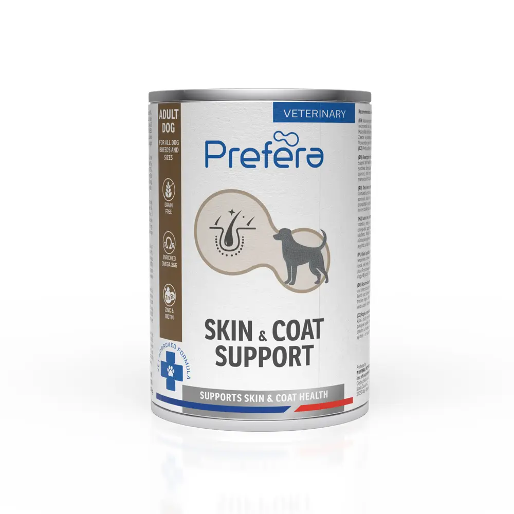 PREFERA VET SKIN&COAT SUPPORT DOG 400G